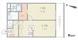 TABIYADOSENNAN 1LDKの間取図画像