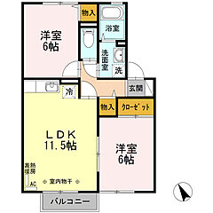 物件の間取り