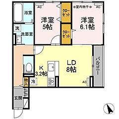 物件の間取り