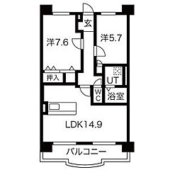 物件の間取り
