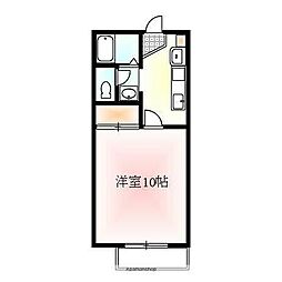 anD 1Kの間取図画像
