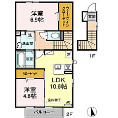 物件の間取り