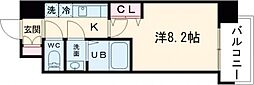 LIVIAZKOBESOLEIL 1Kの間取図画像
