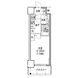 S・RESIDENCE神戸磯上通 1Kの間取図画像