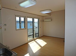 セジュール石堂 202 2階ワンルームのリビング/ダイニング