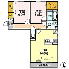 物件の間取り