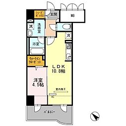 CENTRALCOARTU 1LDKの間取図画像