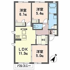 物件の間取り