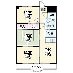 Axis.12 2LDKの間取図画像