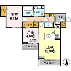 物件の間取り