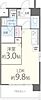 スクウェアJ5階6.8万円