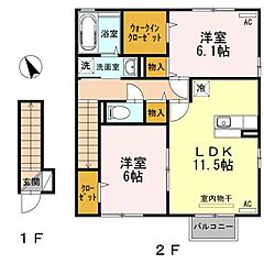物件の間取り