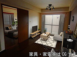 JR湖西線 堅田駅 徒歩10分の賃貸マンション 3階1LDKのリビング/ダイニング