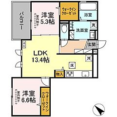 物件の間取り