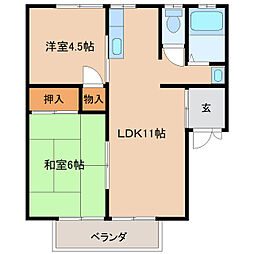 フューチャー21 2LDKの間取図画像