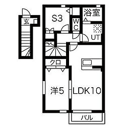 grand parace十二丁目III 1SLDKの間取図画像