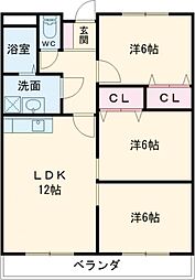 間取図画像 3LDK