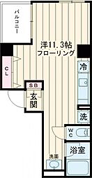 スタイヘン神戸 ワンルームの間取図画像