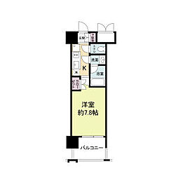 PARKFLATSESAKA 1Kの間取図画像