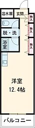Nビレッジ ワンルームの間取図画像