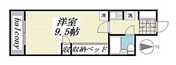 ダイアパレス仙台中央 1Kの間取図画像