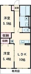 Ohana 2LDKの間取図画像