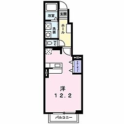 EXIVE国分寺 ワンルームの間取図画像