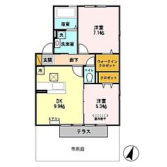 物件の間取り