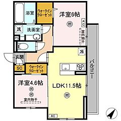 物件の間取り