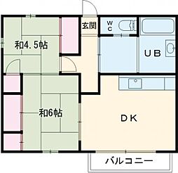 間取図画像 2DK