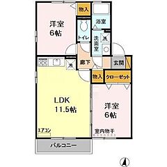 物件の間取り