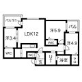 casaAT厚別南1階9.3万円