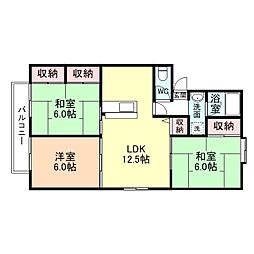 ＳＨＡＭＲＯＣＫ 2階3LDKの間取り