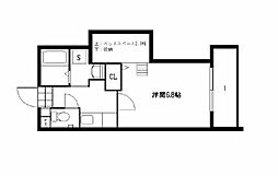 LUCERIA 1Kの間取図画像