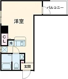VitaNuova堺 ワンルームの間取図画像