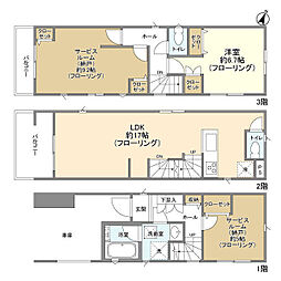 Kolet東大成町#03 1階1SLDKの間取り