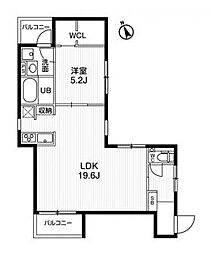 モアリッシェル代官山青葉台 1階1LDKの間取り