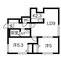 2階 / 2LDK / 47.4㎡