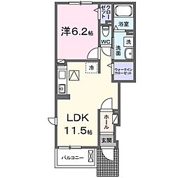 スペランザヴェルデ 1LDKの間取図画像