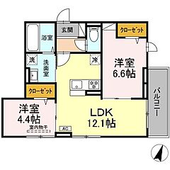 物件の間取り