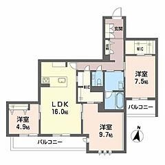 物件の間取り