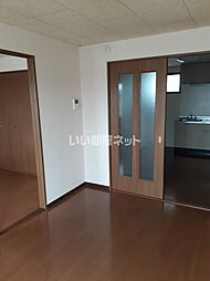 JR東北本線 槻木駅 徒歩5分の賃貸アパート 2階2DKのリビング/ダイニング