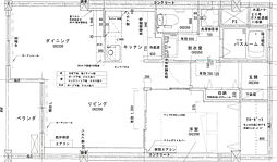 戸坂第一コーポラス 1階1LDKの間取り