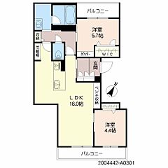 物件の間取り