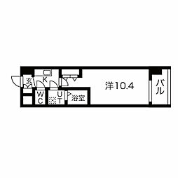 間取図画像 1K