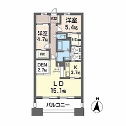 Nudgeone.照葉 3LDKの間取図画像