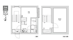 ＬＥＧＡＬＡＮＤ江古田（リーガランドプラスエコダ） 地下1階1SKの間取り