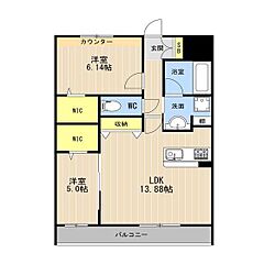 物件の間取り