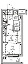 セジョリ東陽町II 2階1DKの間取り