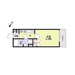 VISTA　ASAGAYA.N 1階1Kの間取り